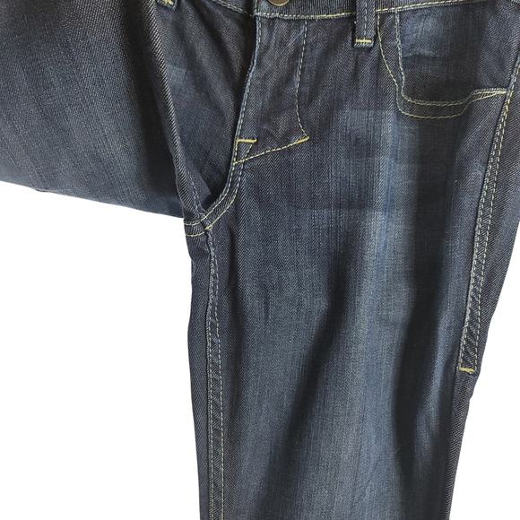 William Rast Belle Flare Whiskering Factory Distressing Women's Jeans 29 - Picture 5 of 7